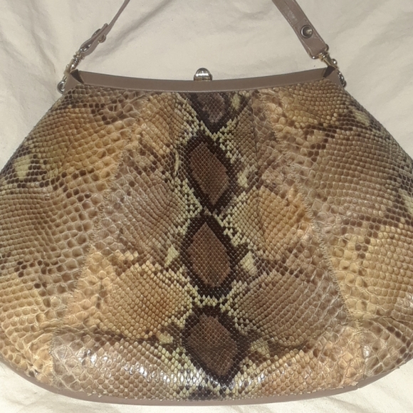 NWOT Vintage 1960's Coret purse w/ real snakeskin - Picture 2 of 8